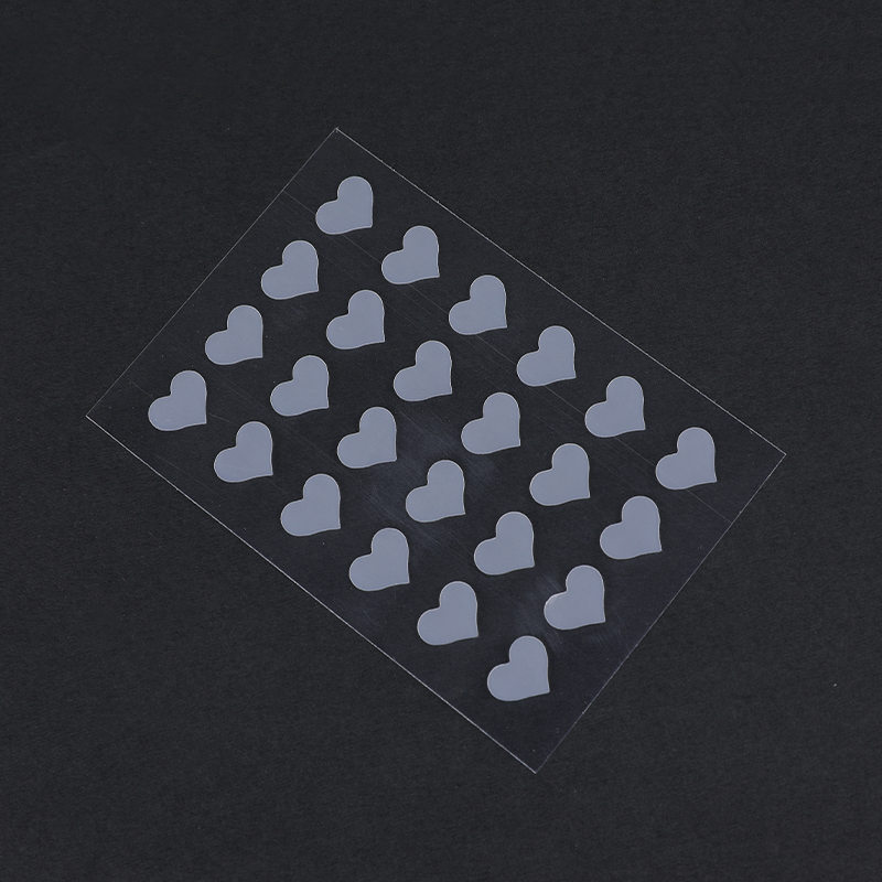 24 parches transparentes para el acné en forma de corazón para una curación discreta y rápida de las manchas (Tamaño de 24 piezas: este juego contiene 24 parches). 12mm (24 Piezas)