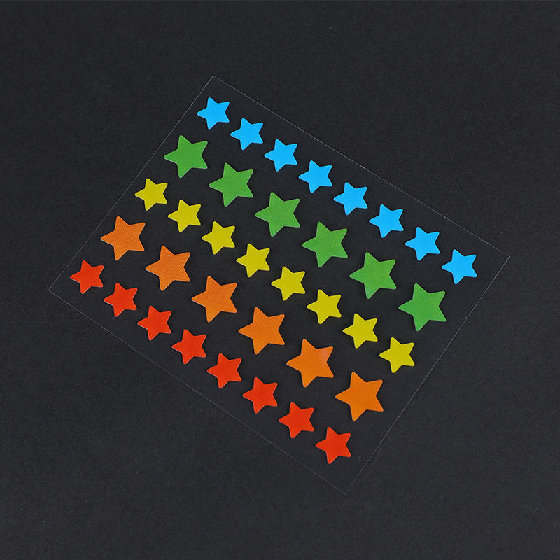 36 parches para el acné Rainbow Star (Tamaño de 36 piezas: este juego contiene 36 * parches). 12 mm (12 piezas) y 10 mm (24 piezas)）