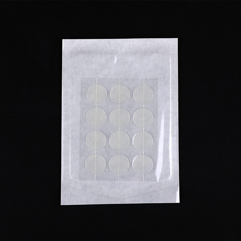 12 parches regulares para acné de hoja recta/apósito hidrocoloide (Tamaño de 12 piezas: este juego contiene 12 parches). 12mm (12 piezas) )
