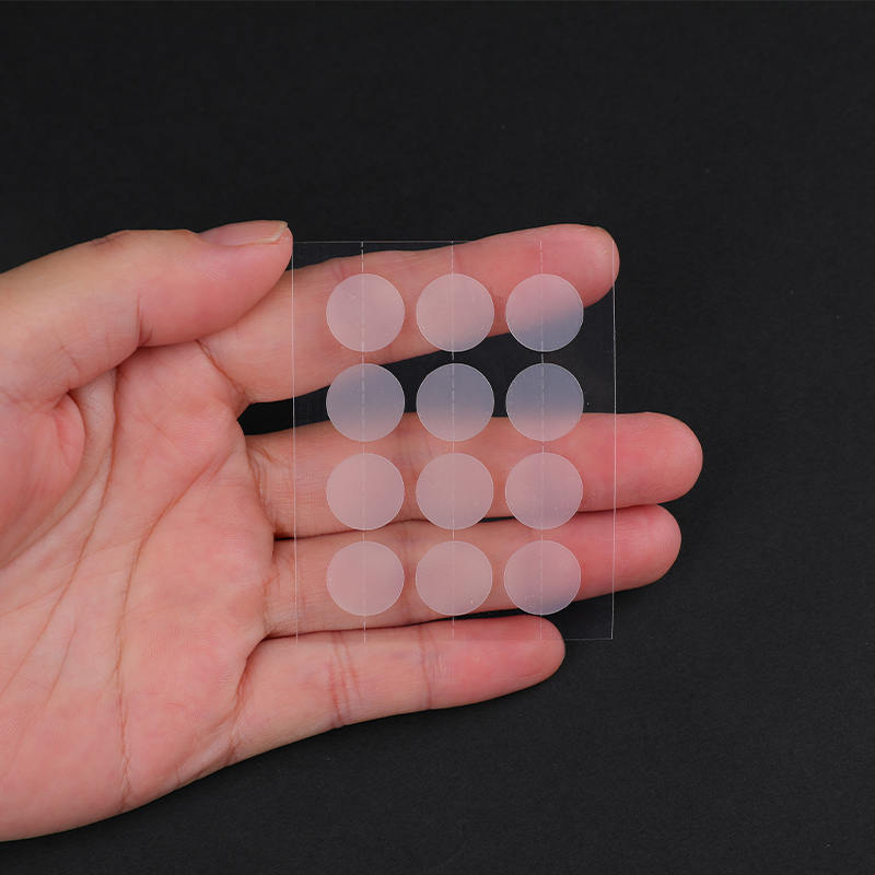 12 parches para acné/apósito hidrocoloide de ácido salicílico transparente con hoja hueca (Tamaño de 12 piezas: este juego contiene 12 * parches). 12mm (12 piezas) )