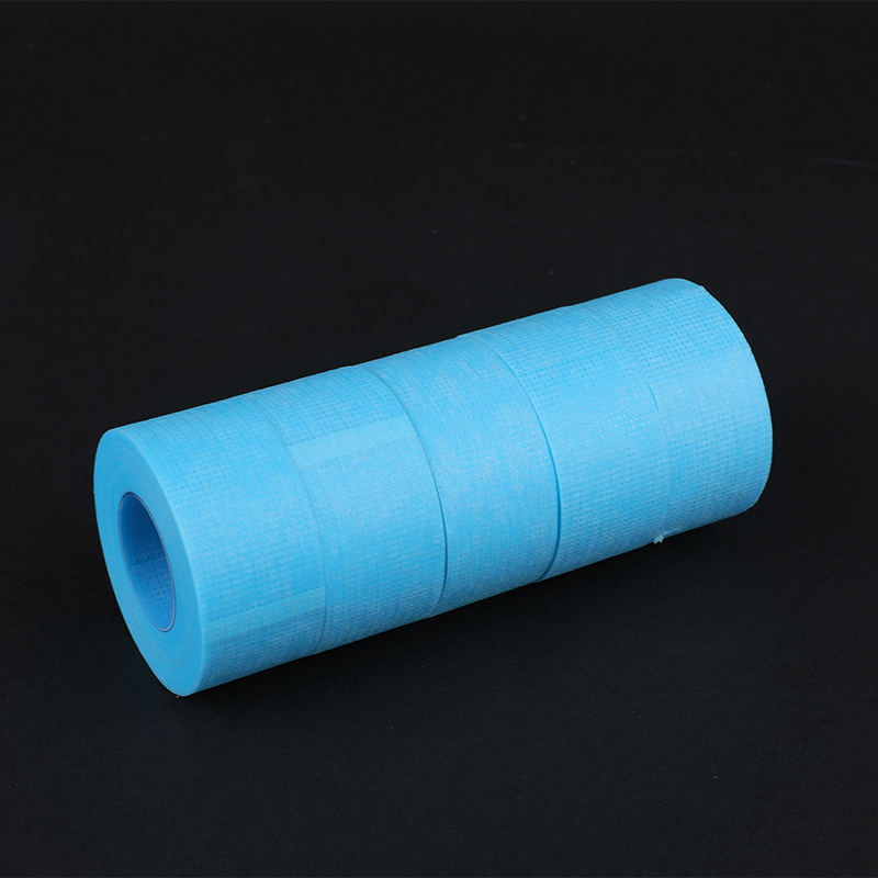 Rollo de cinta de gel de silicona de tela no tejida azul para tratamiento de cicatrices